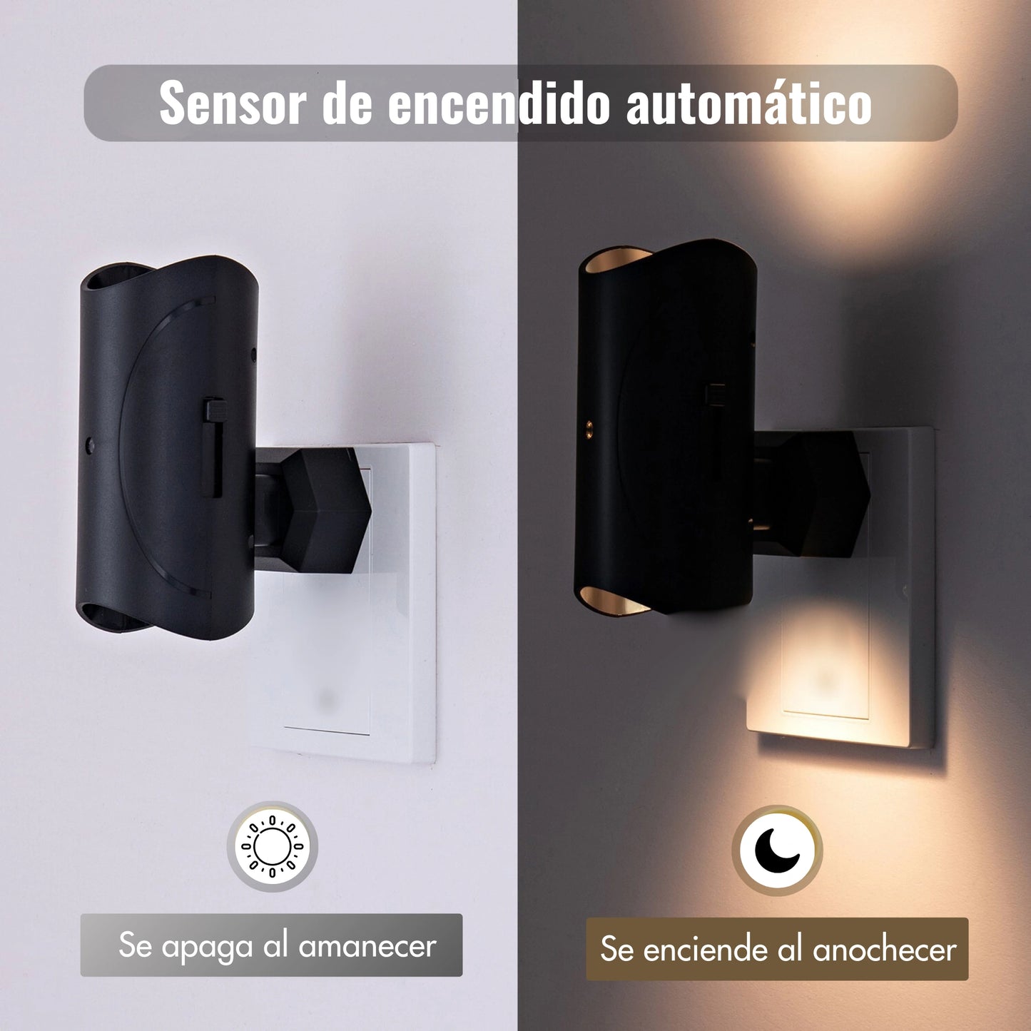 Luces Nocturnas Ajustables - luz cálida