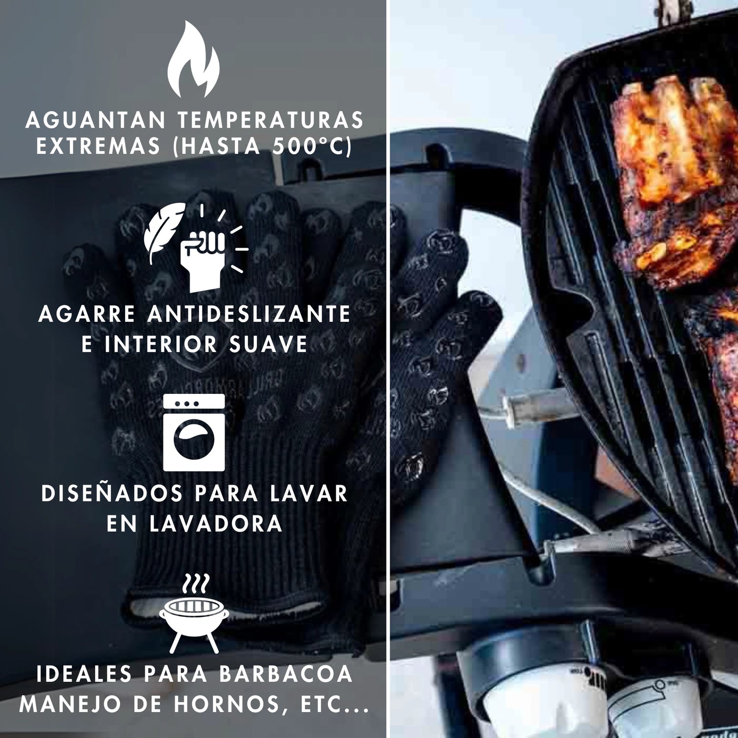 Guantes térmicos de cocina