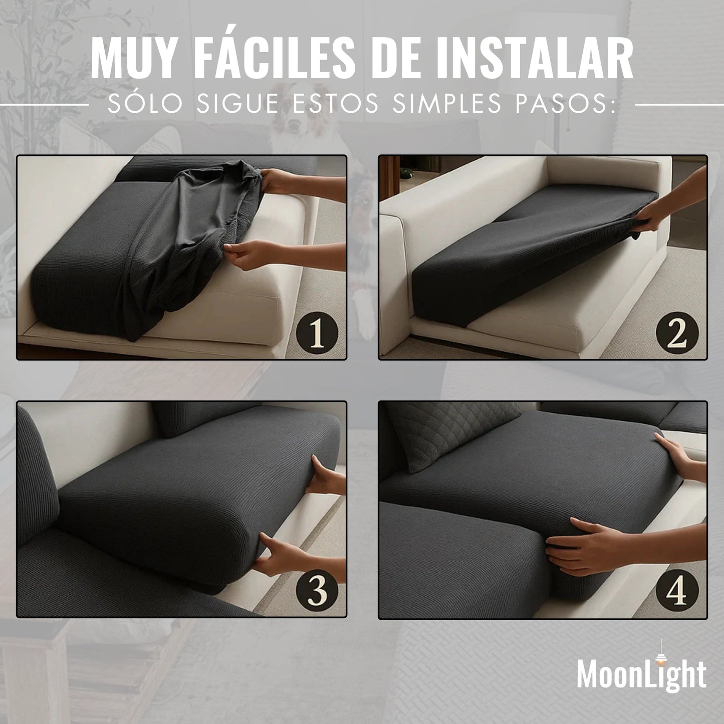 Funda mágica cubre sofá