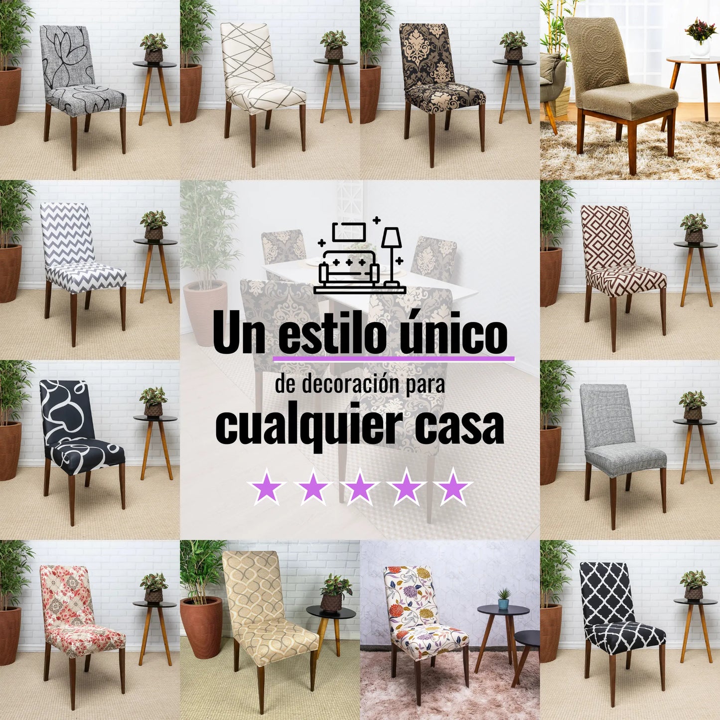 Fundas elásticas para sillas