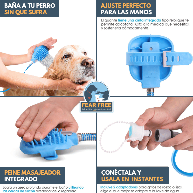 Guante Baño Fácil para Perros - AquaPaw™