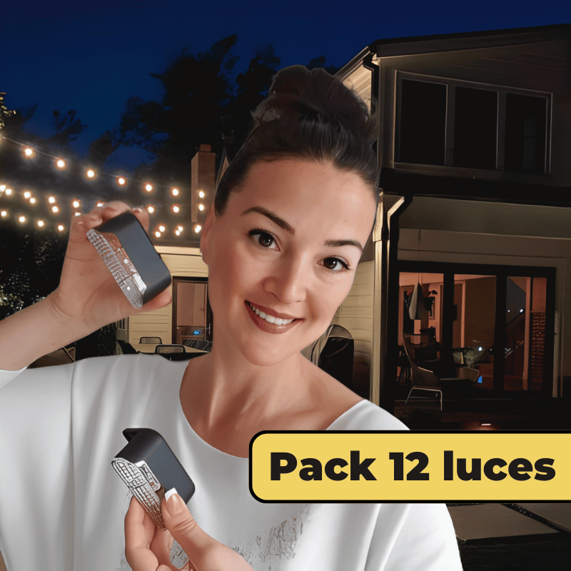 Pack Mini Luces Solares LED - luz cálida