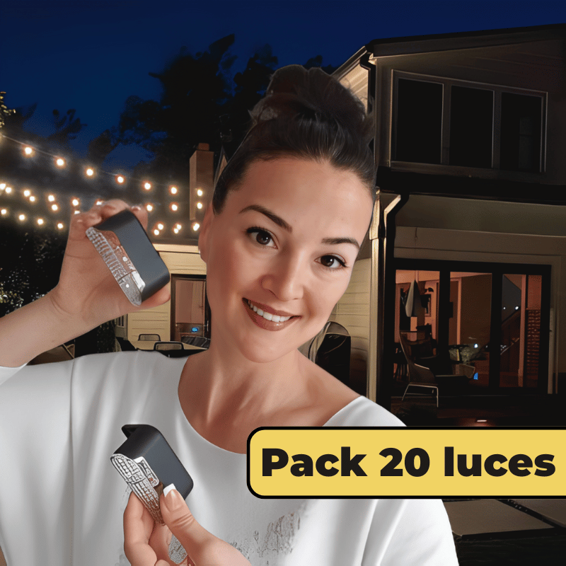 Pack Mini Luces Solares LED - luz cálida