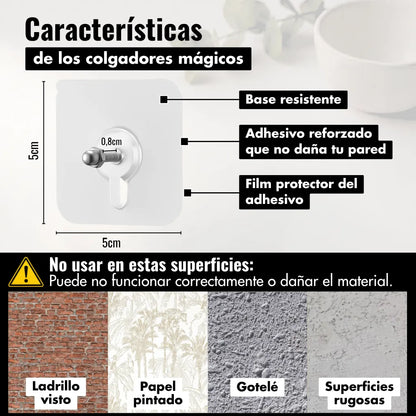 Colgadores mágicos Moonlight
