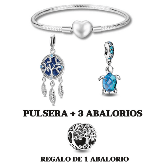 Pulsera con 2 abalorios + 1 DE REGALO - Pack "Protección Mística"