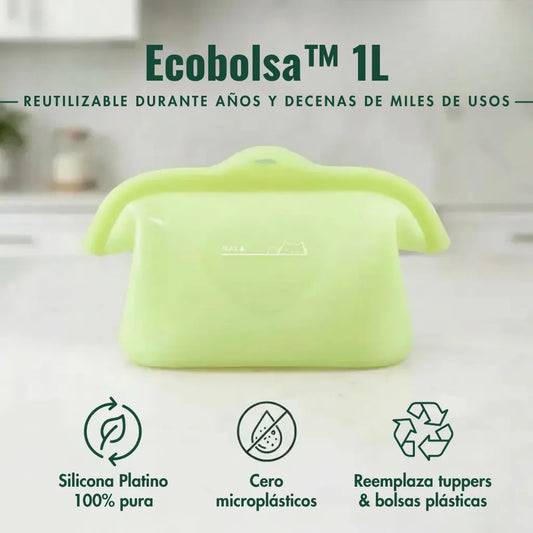 Ecobolsa™ 1L - reutilizable y hermética
