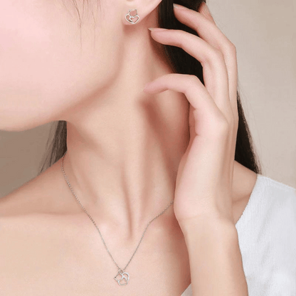 Pendientes de Gato de Plata de Ley + REGALO Segunda Unidad