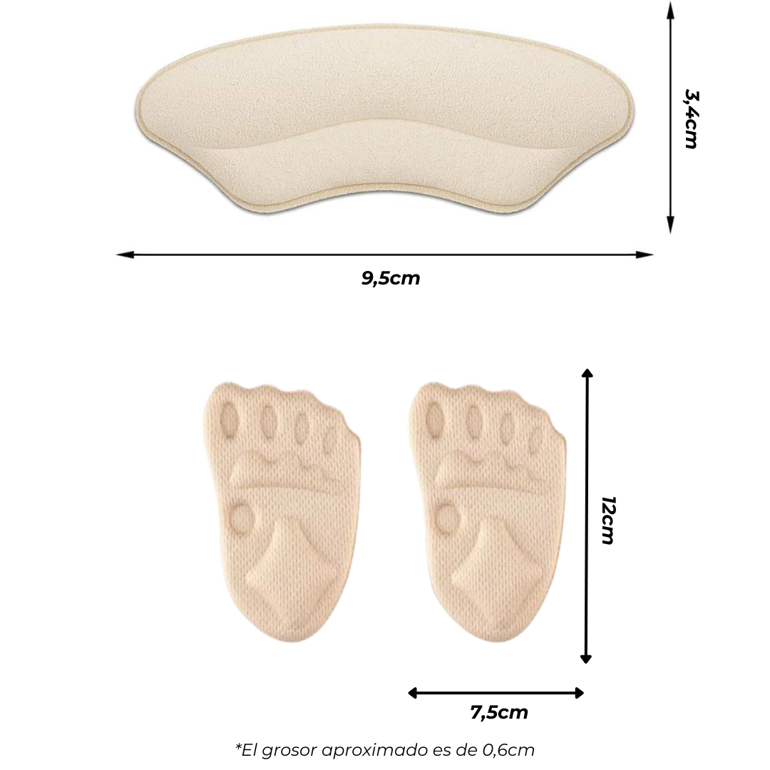 Kit almohadillas pie y talón – 4 pares de REGALO