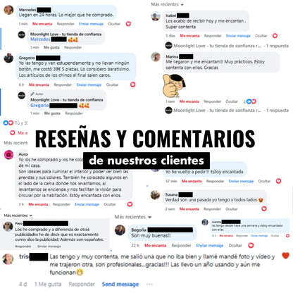 Foco LED recargable con sensor de movimiento